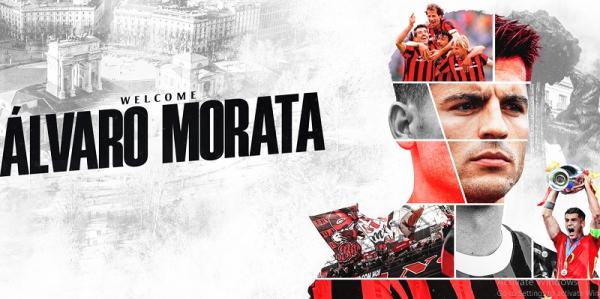 Alvaro Morata Resmi Gabung AC Milan