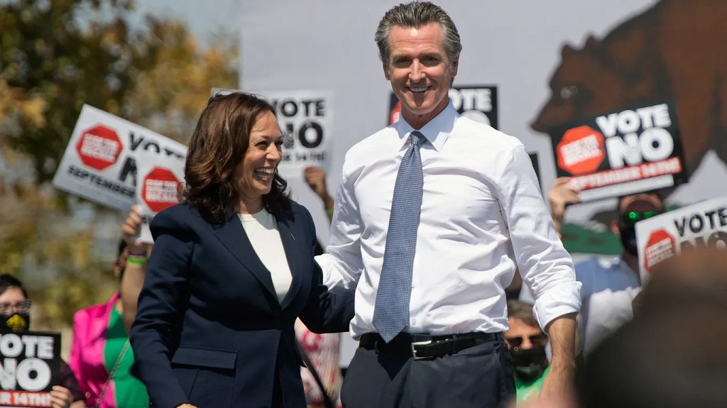 Gavin Newsom dan Kamala Harris