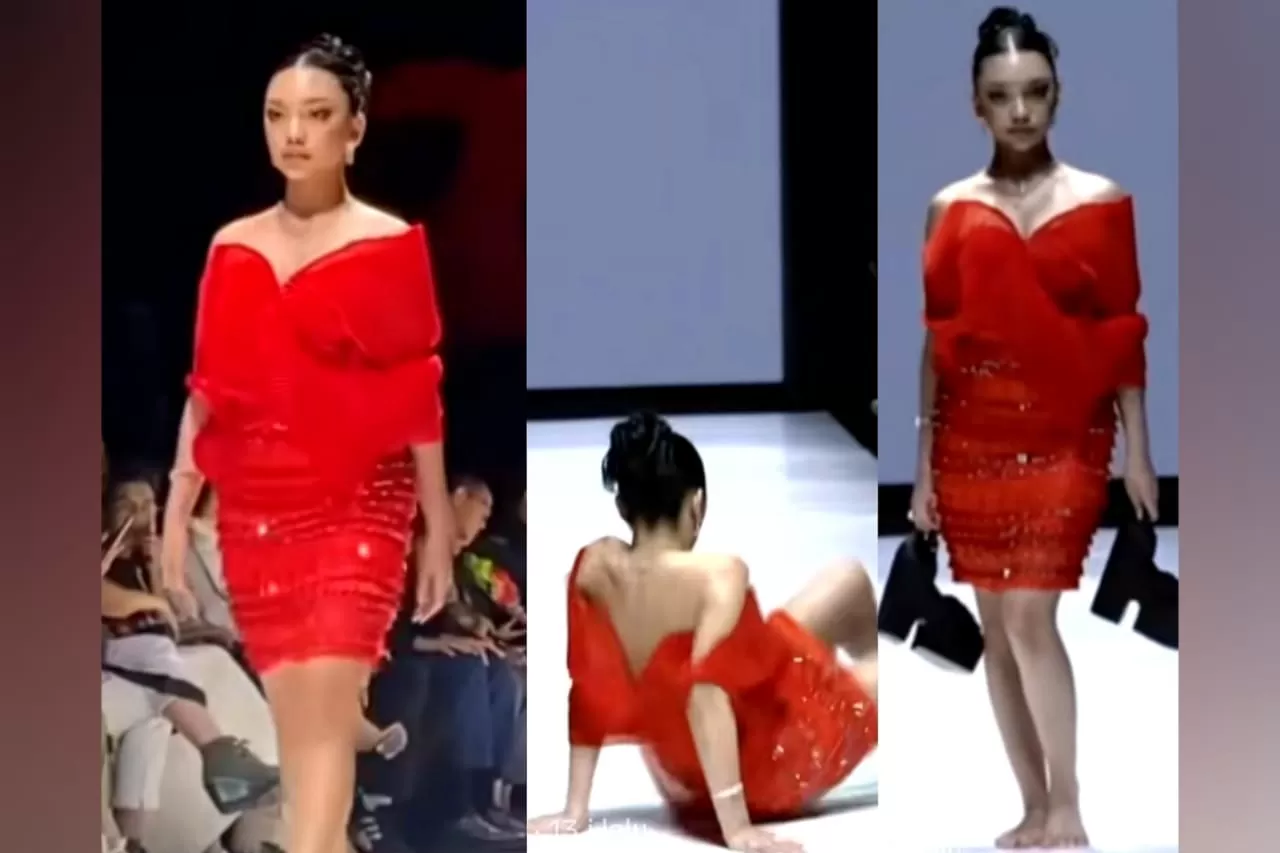 Naura Ayu Alami Insiden Jatuh di Runway JF3 2024