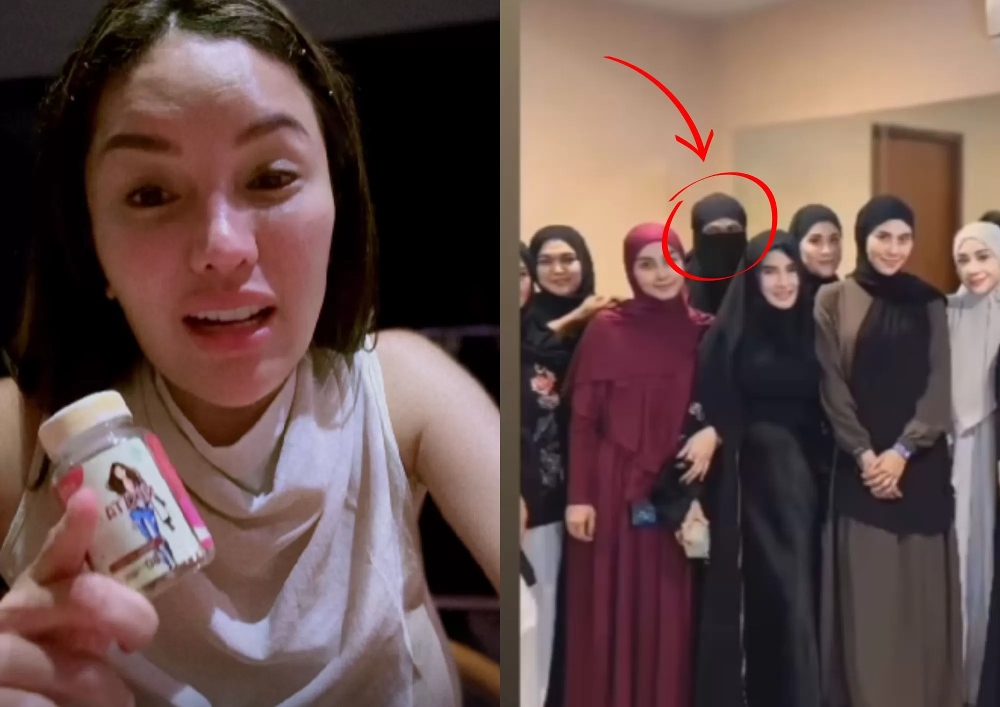 Nikita Mirzani Pakai Cadar