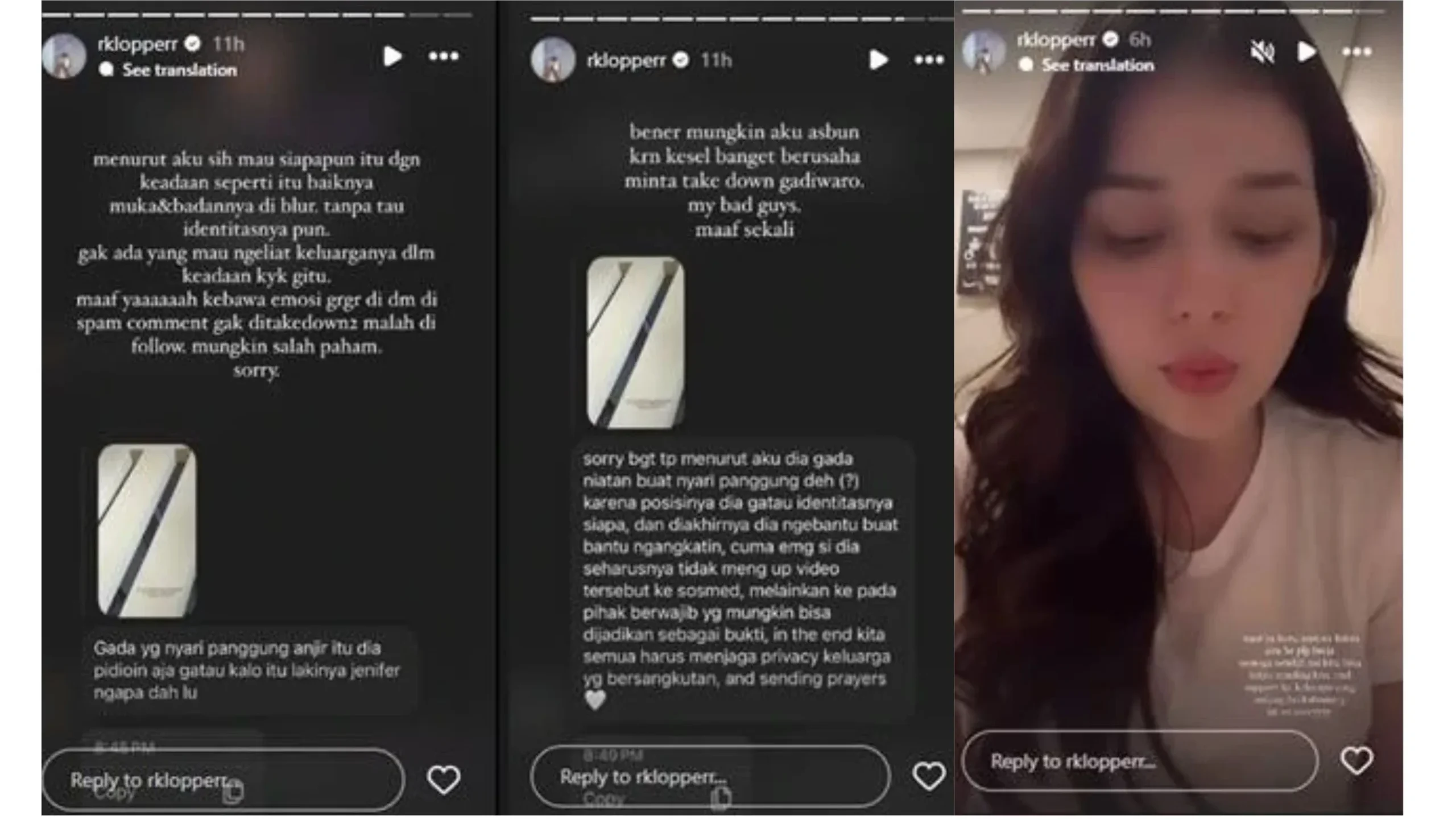 Rebecca Klopper Yitta Dali Wassink Kecelakaan