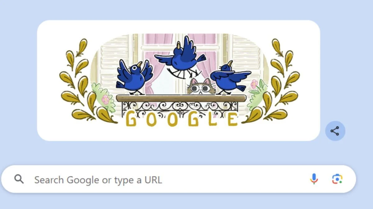Senam Artistik Olimpiade Google Doodle