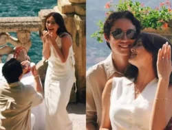 Amanda Rawles Dapat Lamaran Romantis dari Adriel Susanteo di Italia