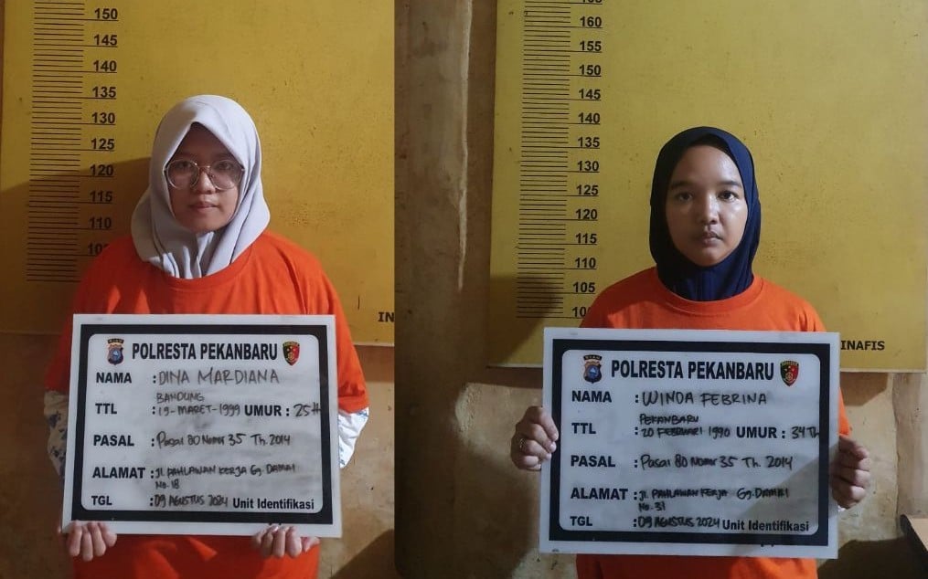 Dua Pemilik Early Steps Daycare Pekanbaru Jadi Tersangka