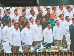 Jokowi dan Gibran Hadiri Penutupan Rapimnas Gerindra di Indonesia Arena