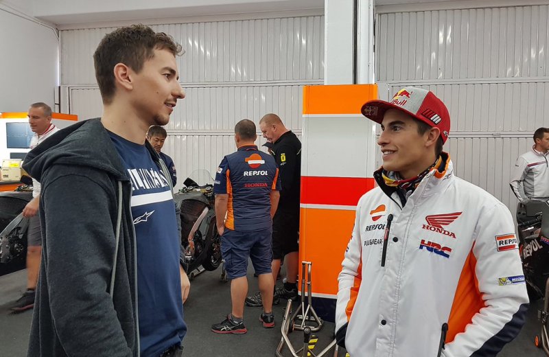 Jorge Lorenzo Marc Marquez