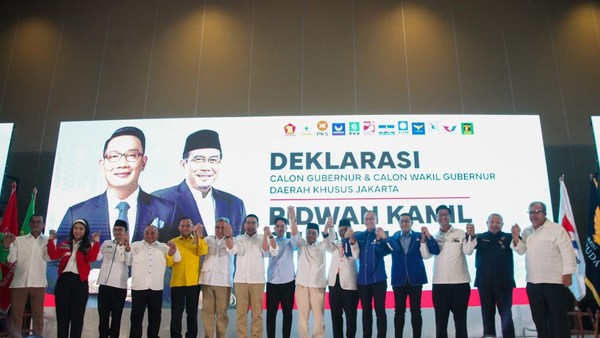 KIM Plus Deklarasikan Ridwan Kamil-Suswono