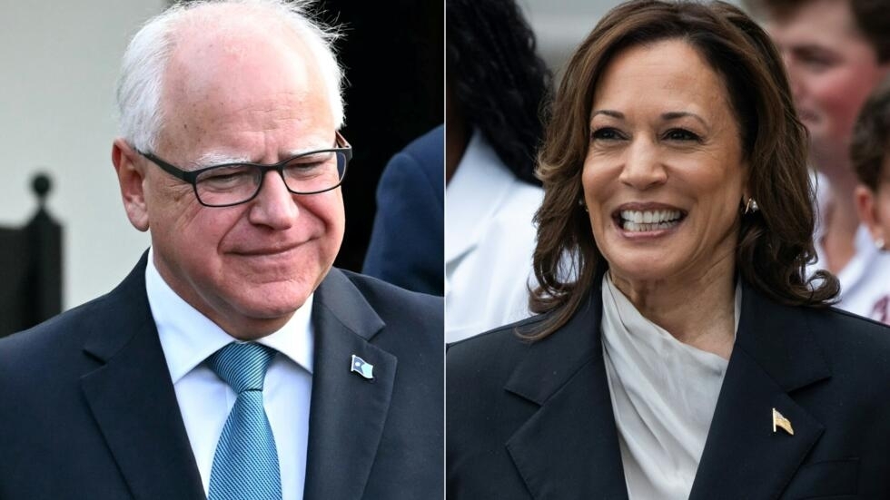 Kamala Harris dan Tim Walz