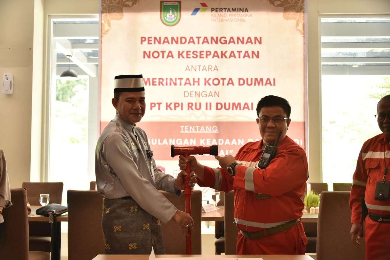 Kilang Pertamina Internasional Tambah Kontribusi untuk Penanggulangan Kebakaran di Kota Dumai