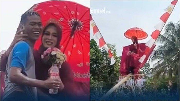 Lomba Panjat Pinang Berhadiah Janda