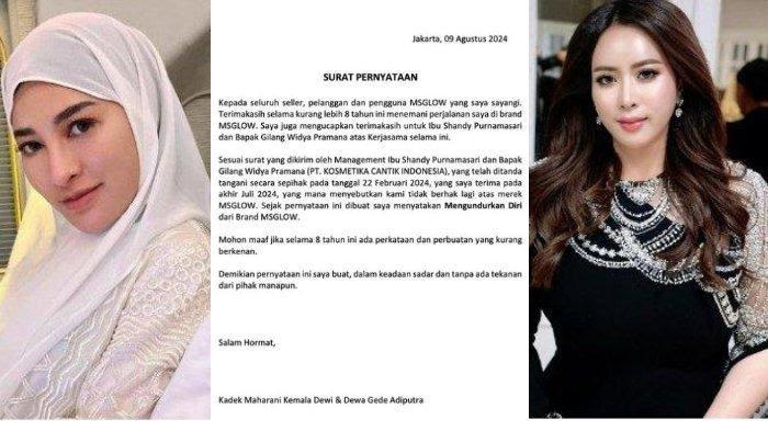 Maharani Kemala Mundur dari MS Glow