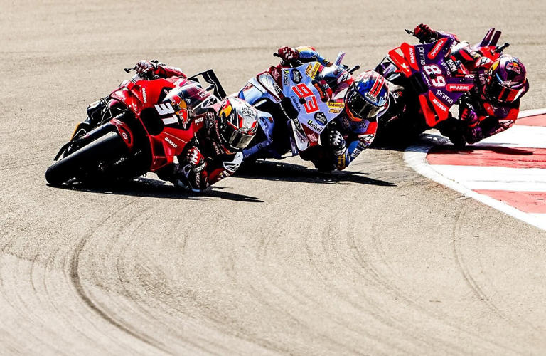 Inilah 3 pembalap asal Spanyol Aragon 2024, Marc Marquez, Jorge Martin dan Pedro Acosta pemenang sprint race.