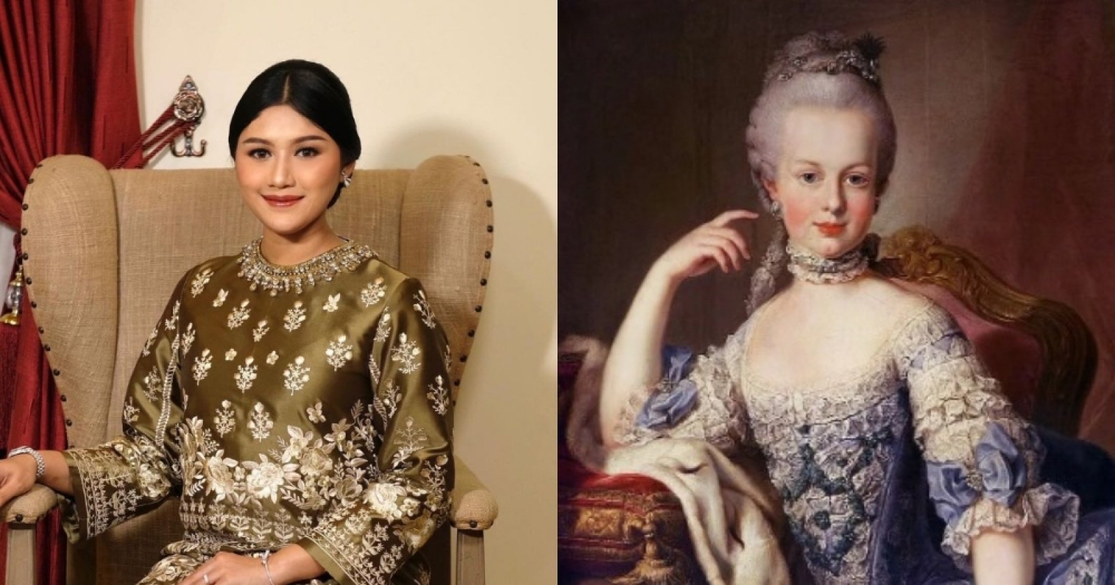 Marie Antoinette dan Erina Gudono