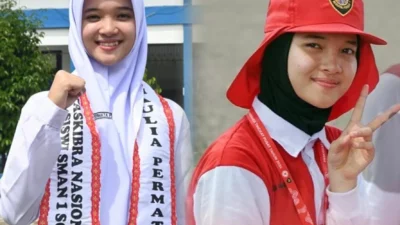 Maulia Permata Putri Pembawa Baki Paskibraka Nasional 2024
