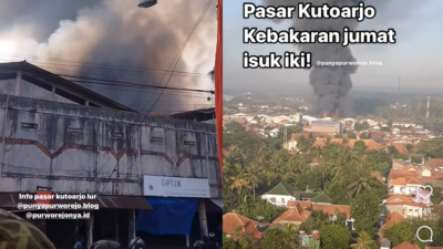 Pasar Kutoarjo Kebakaran Hari Ini