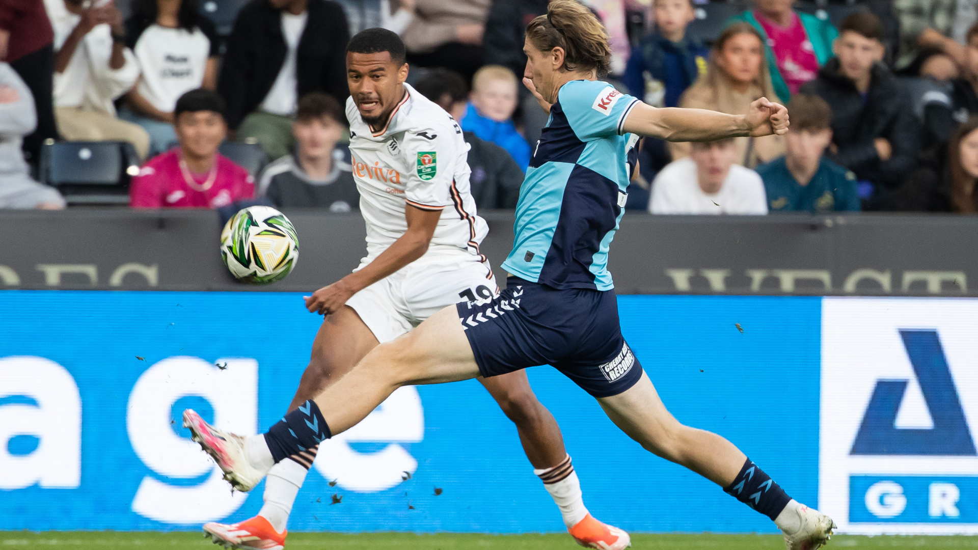 Swansea vs Wycombe. (Foto: Swansea City)