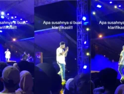 Video Gilga Sahid Lempar Mikrofon Viral di Media Sosial