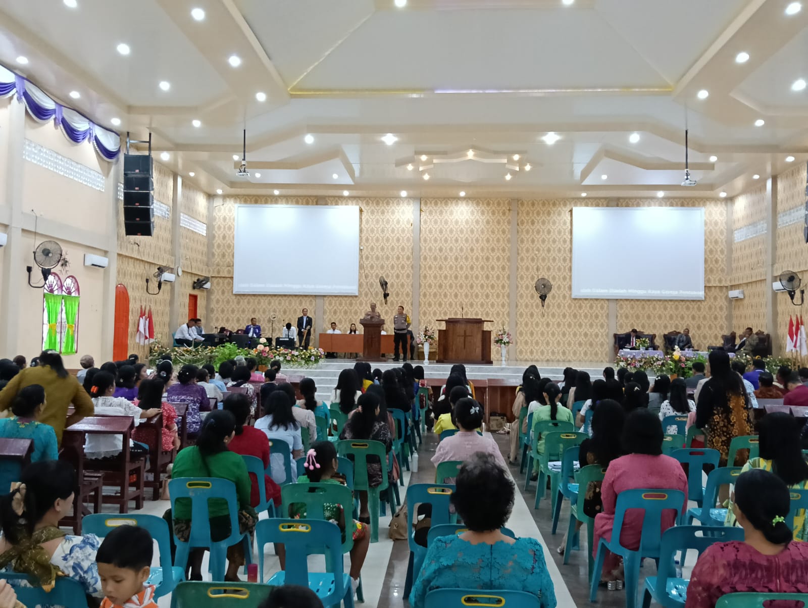Jemaat Gereja Pentakosta Indonesia Dapat Edukasi Kamtibmas Polsek Dumai Timur