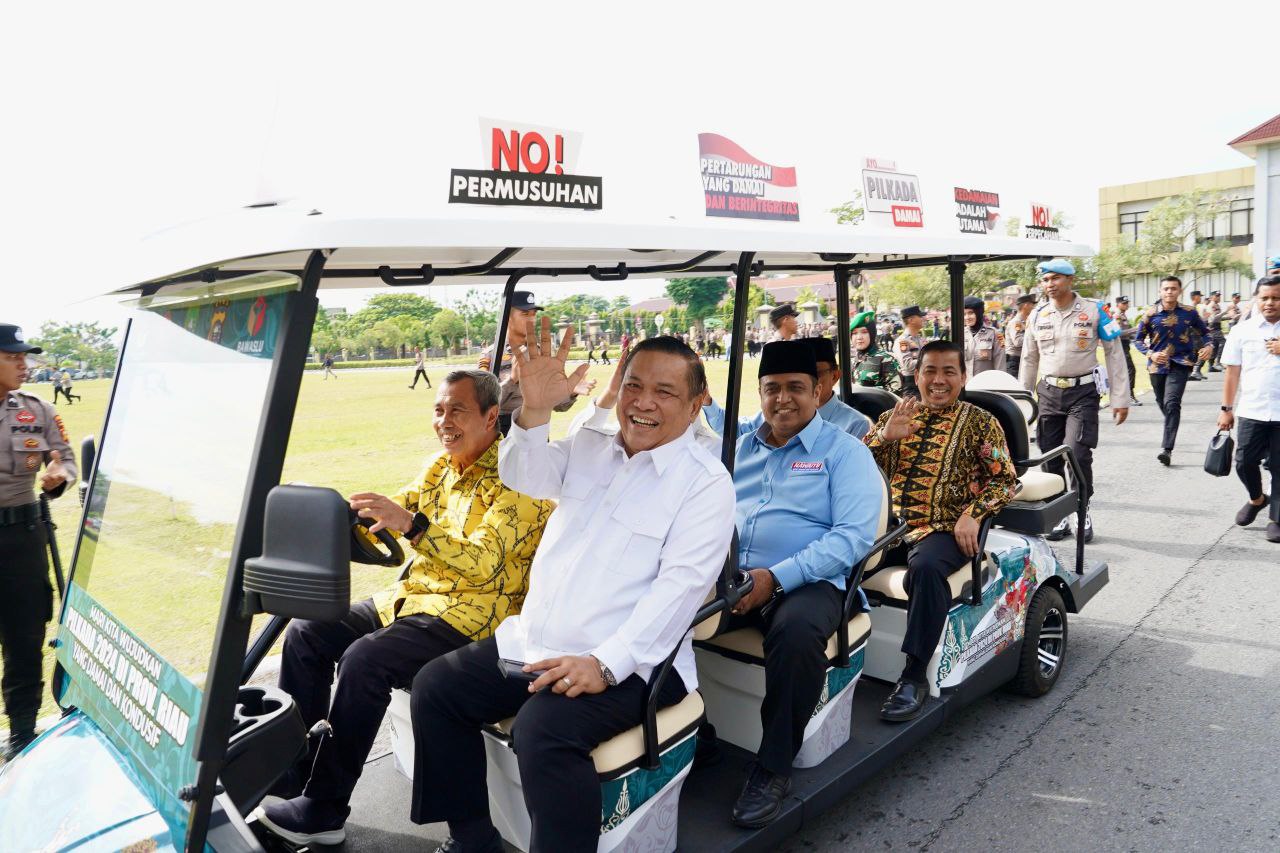 Kapolda Riau Kumpulkan 3 Pasang Bacalon Gubernur dan Wakil Gubernur Riau