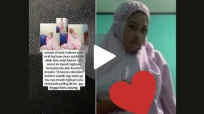 Video Mukena Pink Viral