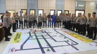 Polres Dumai Rapat Internal dan Simulasi Pengamanan untuk Pilkada 2024