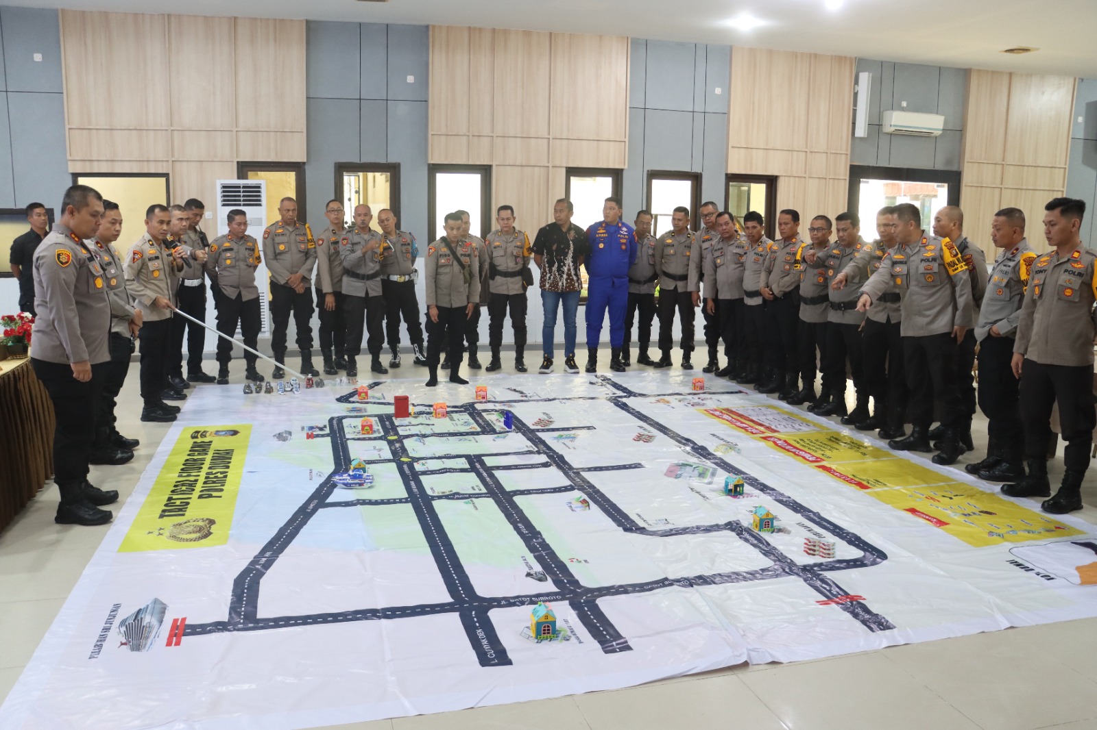 Polres Dumai Rapat Internal dan Simulasi Pengamanan untuk Pilkada 2024