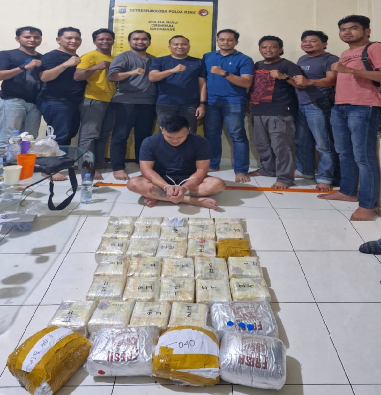 Polsek Bangko Berhasil Ungkap Kasus Narkoba Terbesar di Rokan Hilir
