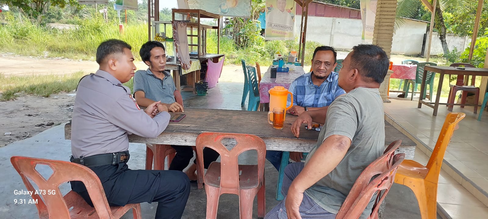 Polsek Bukit Kapur Gelar Sambang Tokoh Masyarakat Menjelang Pilkada 2024