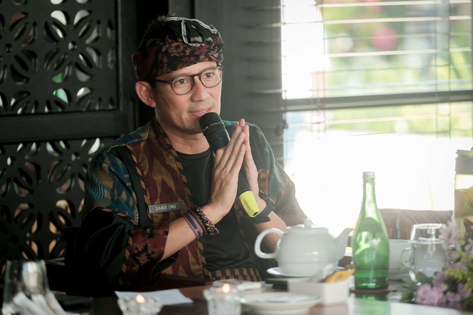 Sandiaga Uno Diskusikan Masa Depan Pariwisata Bali
