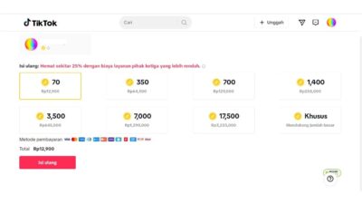 Top Up Koin TikTok Murah