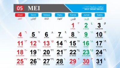 Kalender Libur Bulan Mei