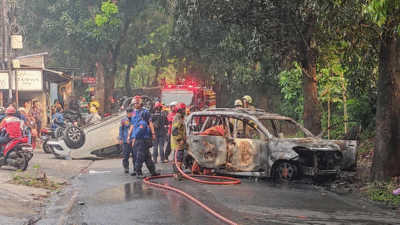 Pembakaran Mobil Polisi